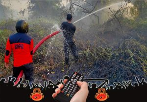 Indonesia menyangkal kebakaran hutan yang terjadi di negara tetangga, Malaysia, menyebabkan kabut asap tebal